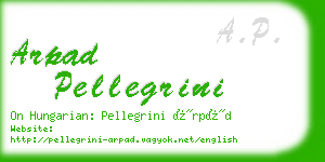 arpad pellegrini business card